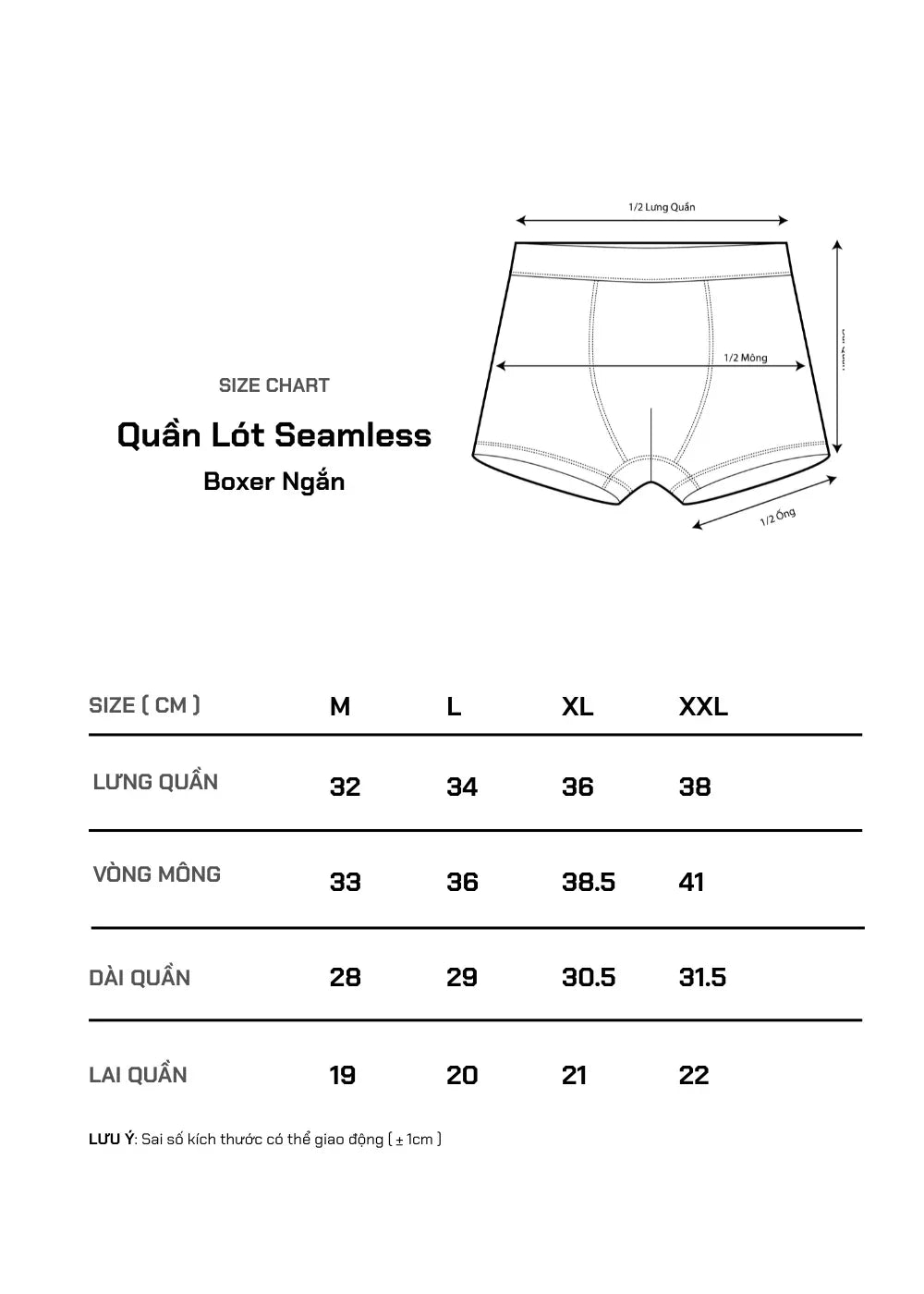 Quần Lót Nam Boxer Seamless Mềm Siêu Co Giãn Beginner 83 Free Color - YaMe.vn
