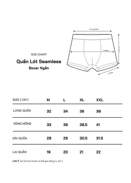 Quần Lót Nam Boxer Seamless Mềm Siêu Co Giãn Beginner 83 Free Color - YaMe.vn
