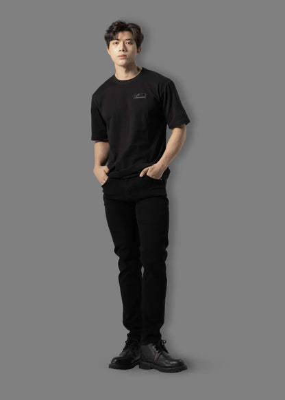Quần Jeans Slim Fit Mềm Mịn Mát The Original 02 Đen - YaMe.vn
