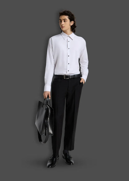 Quần Tây Nam Co giãn Ít Nhăn Non-Iron 19 Đen - YaMe.vn