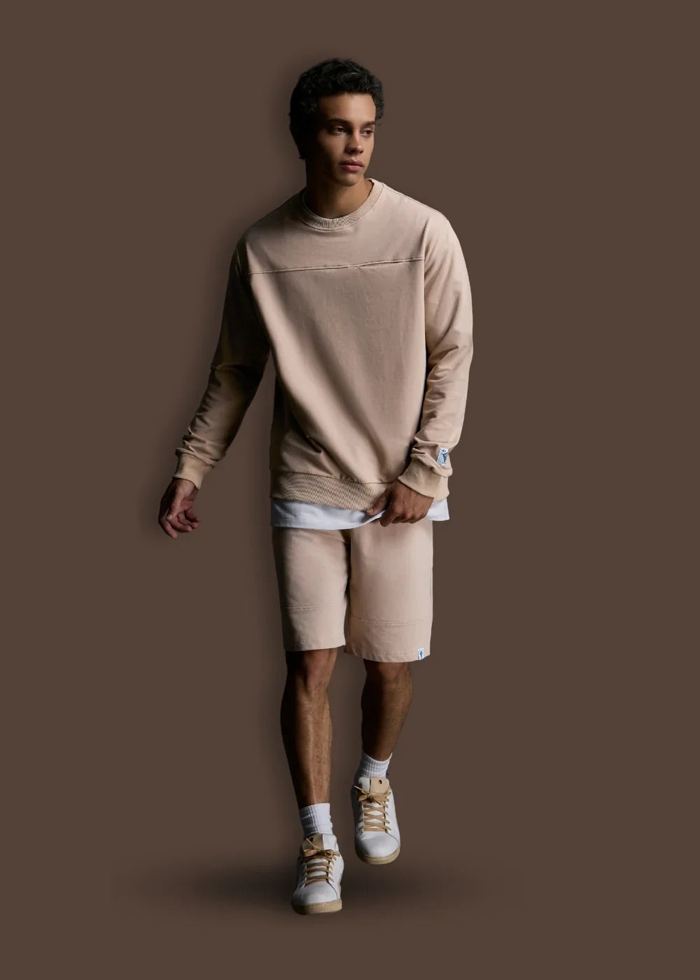 Quần Short Thun Mềm Mịn Mát The Minimalist 009 Nâu - YaMe.vn