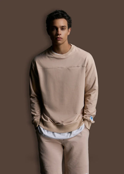Áo Thun Sweater Mềm Mịn Mát The Minimalist 008 Nâu - YaMe.vn