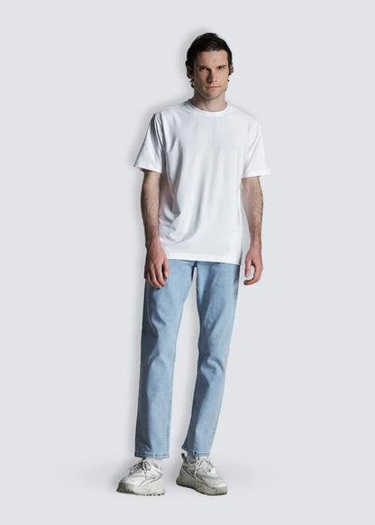 Áo Thun Bird’s Eye Pique Ít Nhăn Non Branded 46 Trắng - YaMe.vn