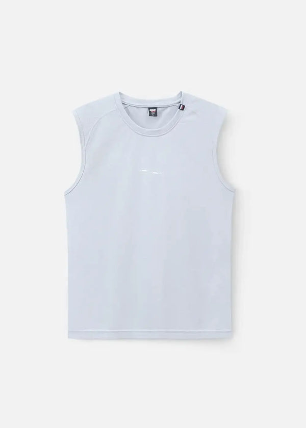 Áo Thun Tank Top Beginner 003 Siêu Nhẹ Thoát Hơi Nhanh Khoe Cơ Bắp Màu Xám Nhạt Dáng Ôm Vừa F2