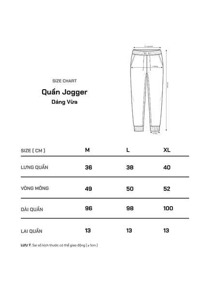 Quần Jogger Thun Thể Thao Beginner 08 Xanh Dương - YaMe.vn