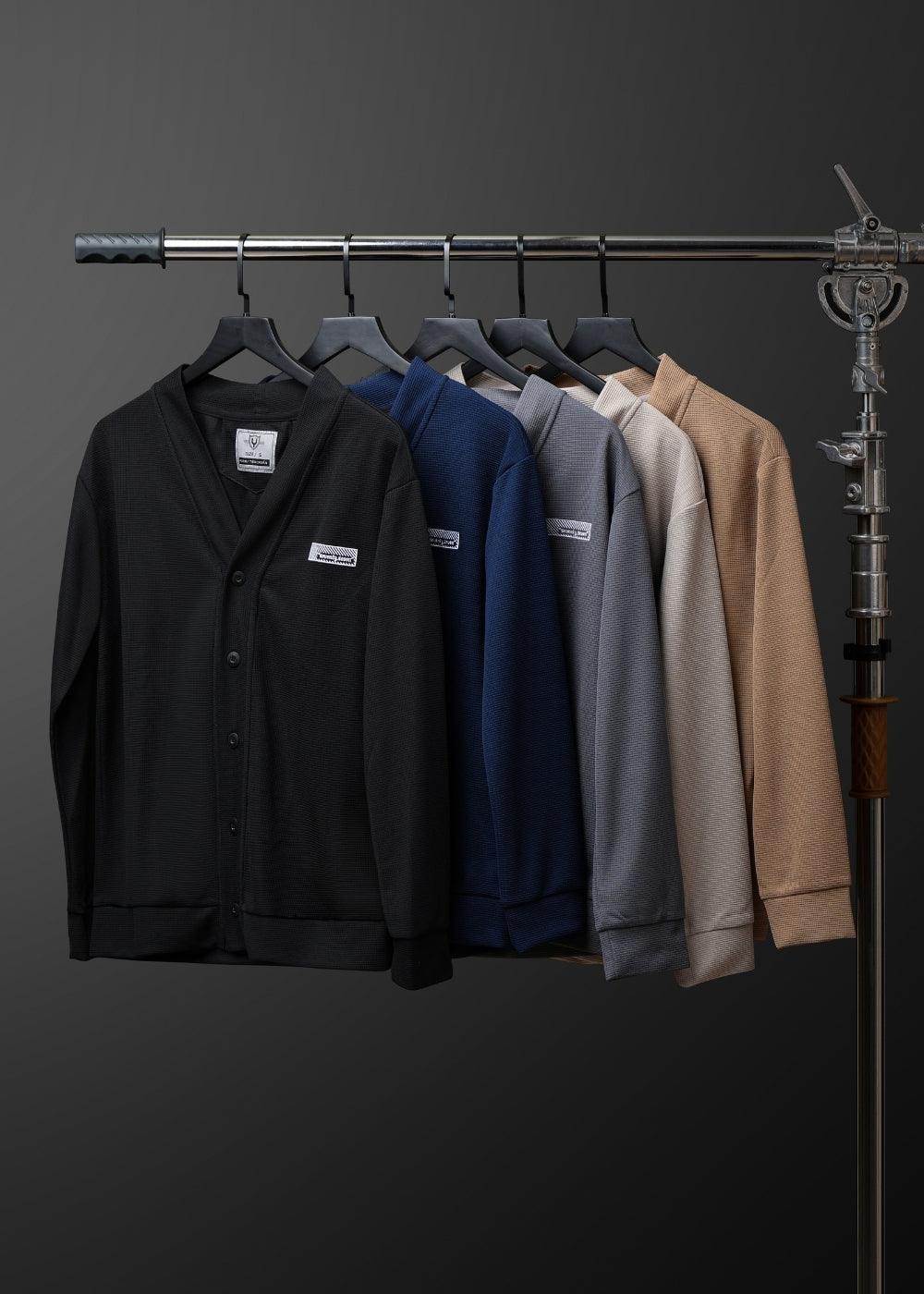 Áo Khoác Cardigan Vải Waffle Thoáng Khí Seventy Seven 38 Nâu