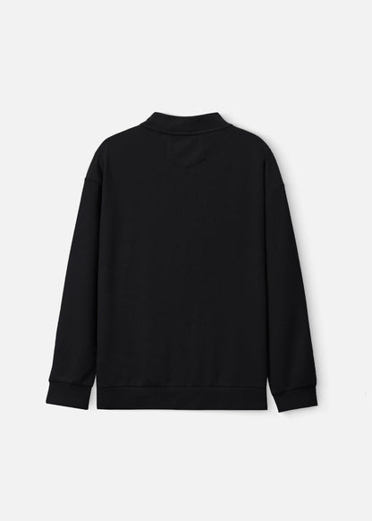 Áo Khoác Cardigan Vải Waffle Thoáng Khí Seventy Seven 38 Đen
