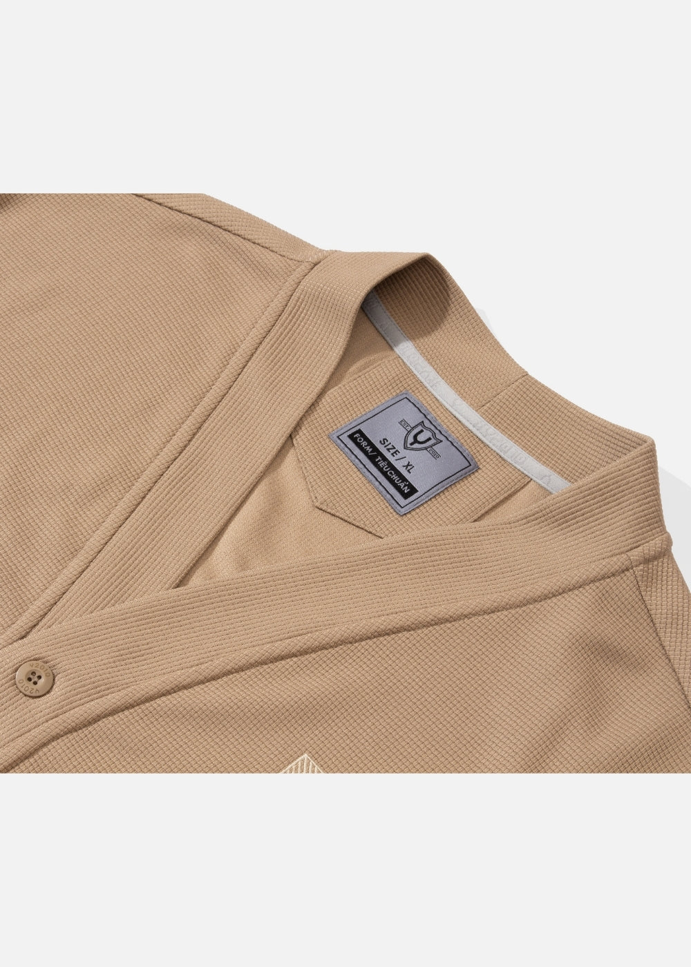 Áo Khoác Cardigan Vải Waffle Thoáng Khí Seventy Seven 38 Nâu