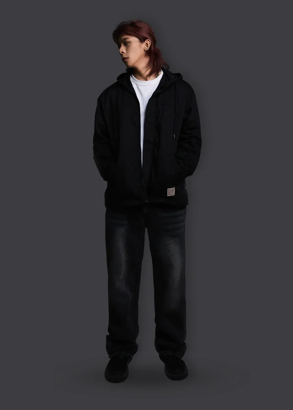 Áo Khoác Kaki Chống Nắng Seventy Seven 07 Đen - YaMe.vn