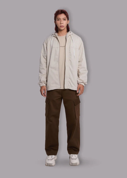 Áo Khoác Kaki Chống Nắng Seventy Seven 07 Be - YaMe.vn