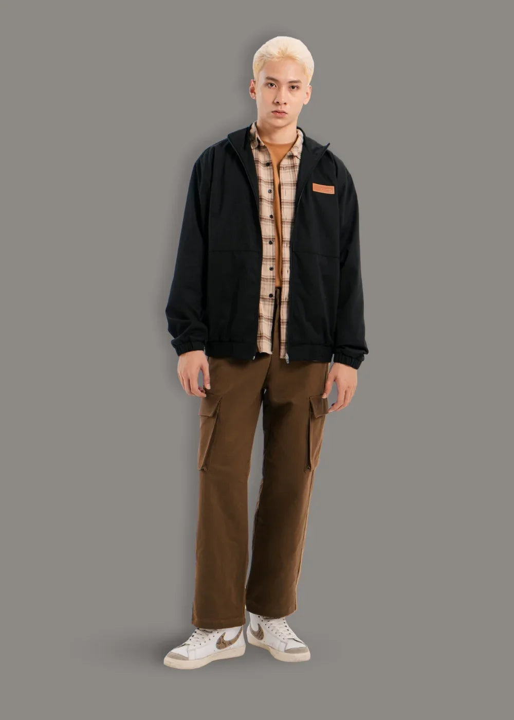 Áo Khoác Kaki Chống Nắng Bền Bỉ Seventy Seven 08 Đen - YaMe.vn