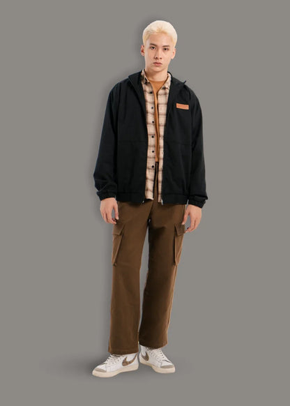 Áo Khoác Kaki Chống Nắng Bền Bỉ Seventy Seven 08 Đen - YaMe.vn