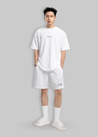 Áo Thun Tay Ngắn Waffle Thoáng Khí Seventy Seven 10 Trắng - YaMe.vn