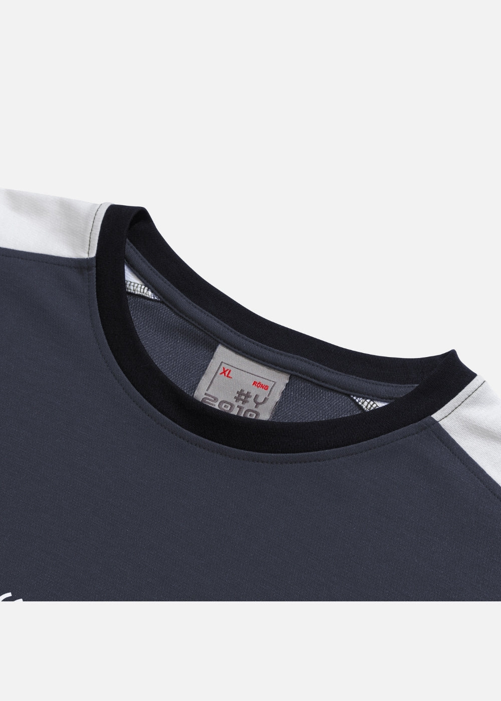 Áo Thun Tay Dài Cotton Phối Màu Seventy Seven 16 Xám