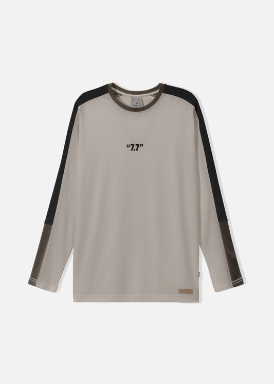 Áo Thun Tay Dài Cotton Phối Màu Seventy Seven 16 Be