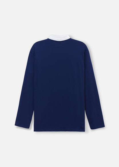 Áo Polo Tay Dài Seventy Seven 20 Xanh Đen