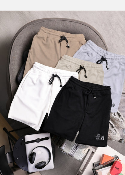 Quần Short Nam Thun Waffle 7 Inch Thoáng Khí Seventy Seven 30 Đen