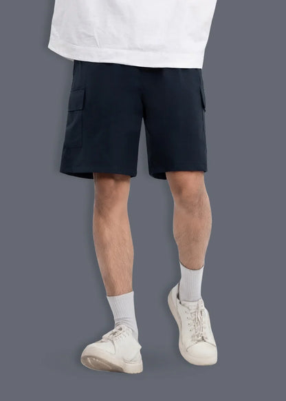 Quần Short Cargo 7 Inch Dù Trượt Nước Seventy Seven 31 Xanh Dương Đậm - YaMe.vn