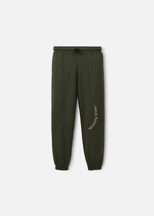 Quần Jogger Thun Seventy Seven 35 Xanh Lá Đậm - YaMe.vn