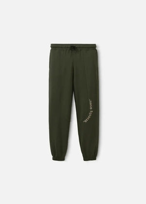 Quần Easy Pant Regular Fit Bo Ống  Vải Co Giãn Thoải Mái Seventy Seven 035 Màu Xanh Lá Đậm Dáng Vừa Vặn F3