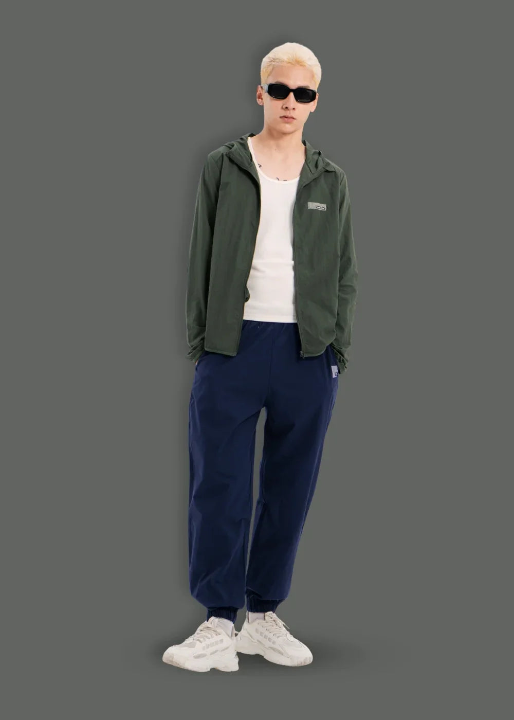 Áo Khoác Gió Trượt Nước Seventy Seven 05 Xanh Lá Đậm - YaMe.vn