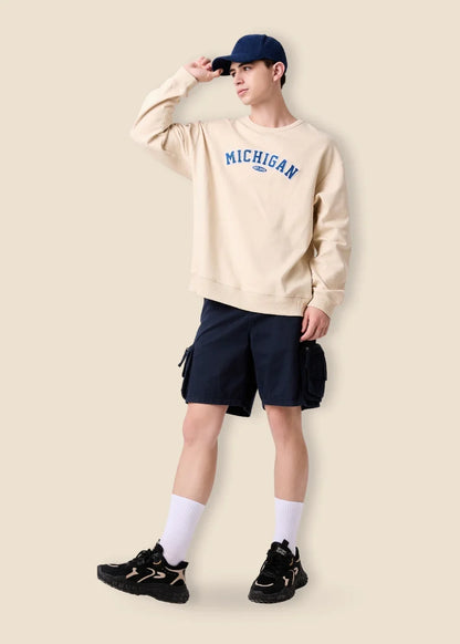 Áo Thun Sweater Cotton Giữ Ấm No Style M20 Be - YaMe.vn