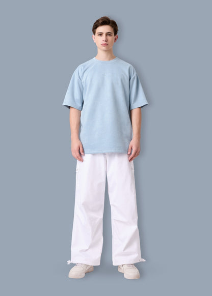 Áo Thun Suede Mềm Mịn The Weekend 014 Xanh Dương Nhạt