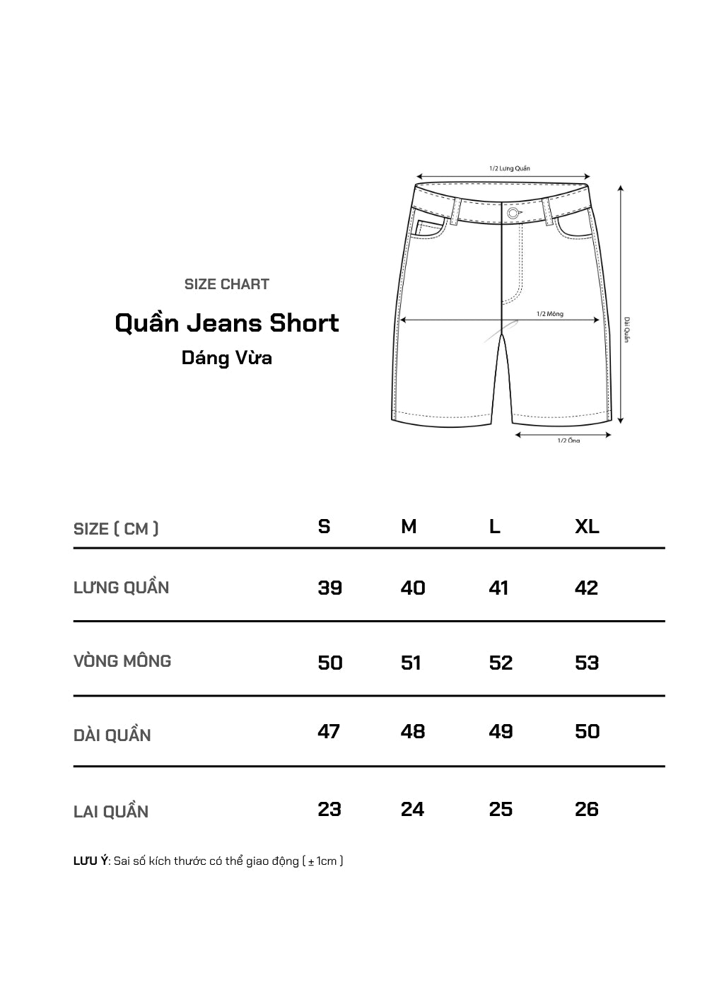 Quần Short Jeans 9 Inch Bền The Original M029 Xanh Nhạt
