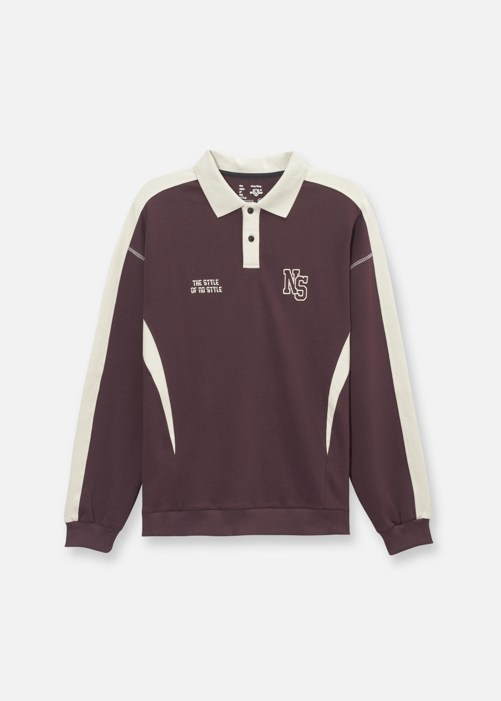 Áo Polo Sweater Cotton Phối Màu No Style M37 Nâu