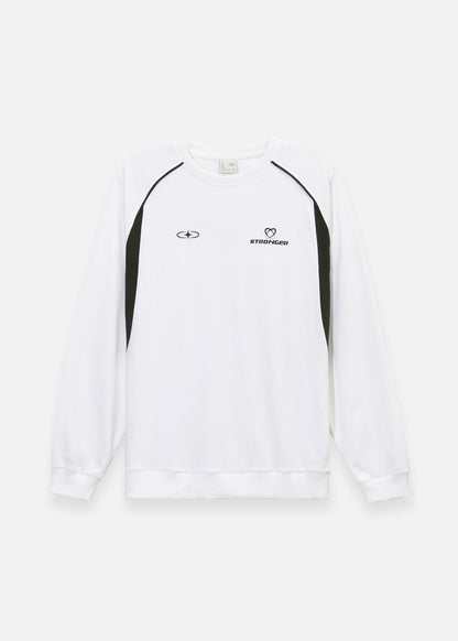 Áo Thun Sweater Raglan No Style M16 Trắng