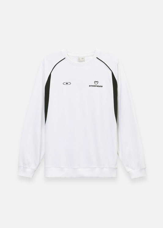 Áo Thun Sweater Raglan No Style M16 Trắng