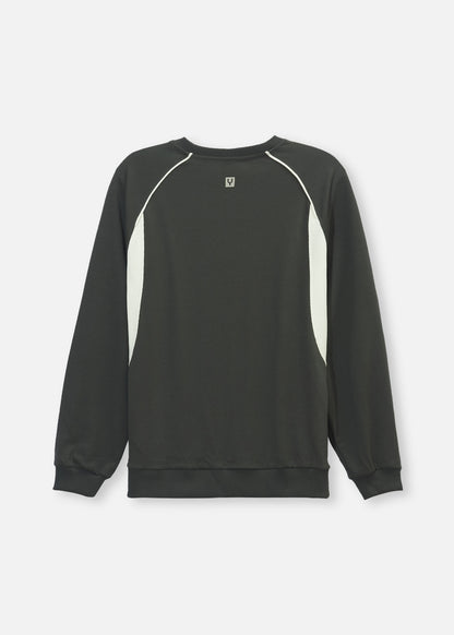 Áo Thun Sweater Raglan No Style M16 Xanh Rêu