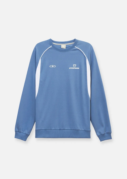 Áo Thun Sweater Raglan No Style M16 Xanh Dương - YaMe.vn