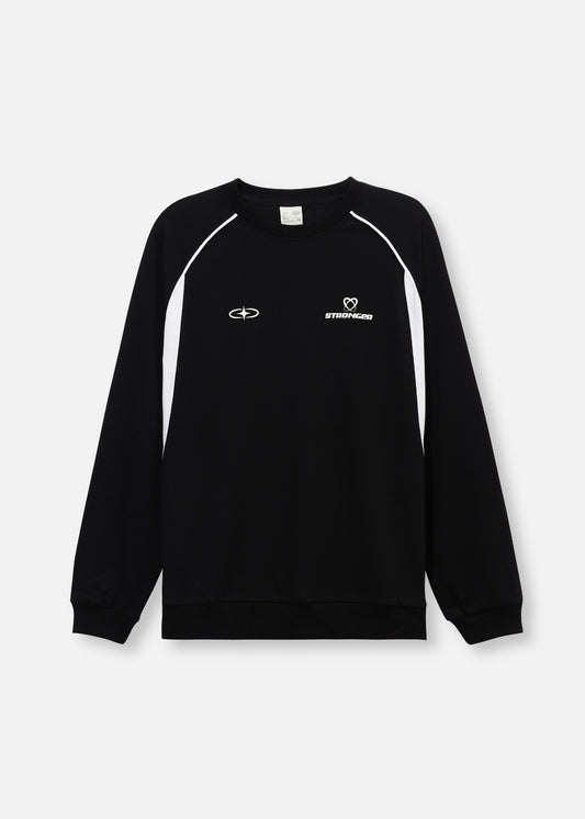 Áo Thun Sweater Raglan No Style M16 Đen