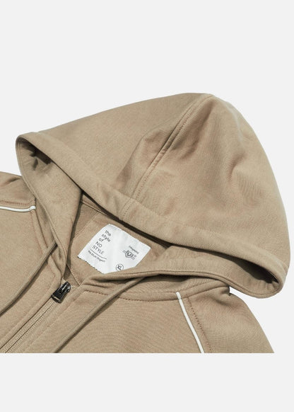 Áo Khoác Thun Chống Nắng Dây Kéo No Style M51 Nâu - YaMe.vn