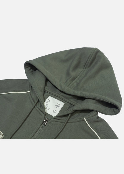 Áo Khoác Thun Chống Nắng Dây Kéo No Style M51 Xanh Rêu