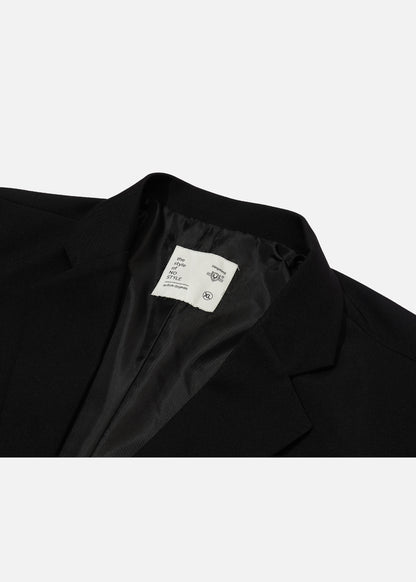 Áo Khoác Blazer Dáng Rộng No Style M67 Đen