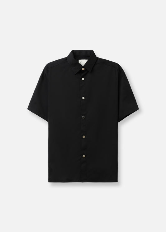 Áo Sơ Mi Tay Ngắn No Style M70 Đen