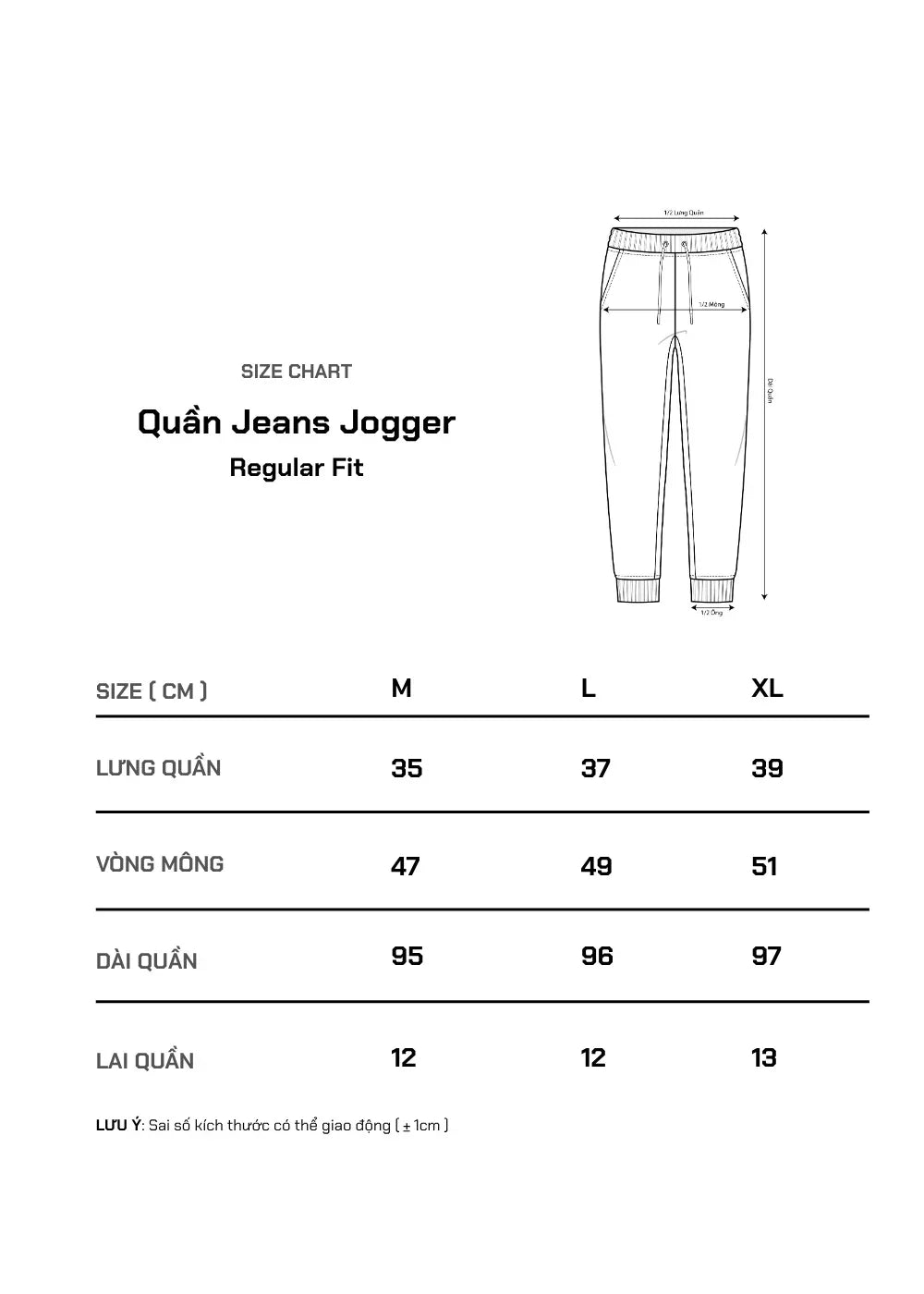 Quần Jeans Jogger Co Giãn The Original M102 Đen - YaMe.vn
