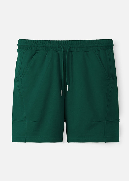 Quần Short Thun Mềm Mại 7 Inch No Style M89 Xanh Rêu