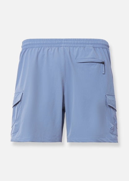 Quần Short Dù Co Giãn 7 Inch No Style M86 Xanh Lam