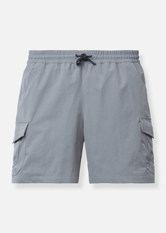 Quần Short Dù Co Giãn 7 Inch No Style M86 Xám