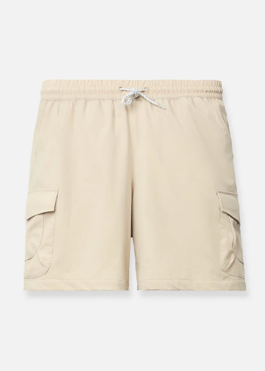 Quần Short Dù Co Giãn 7 Inch No Style M86 Nâu Nhạt - YaMe.vn