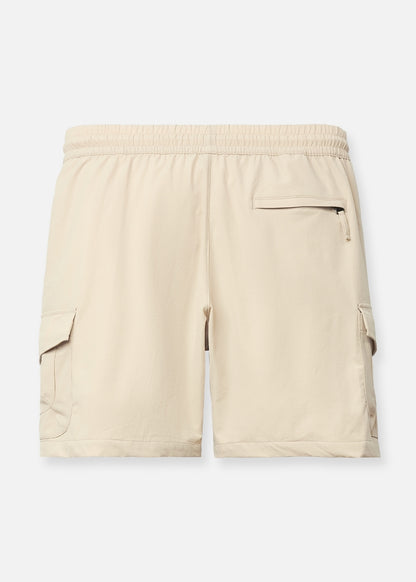 Quần Short Dù Co Giãn 7 Inch No Style M86 Be