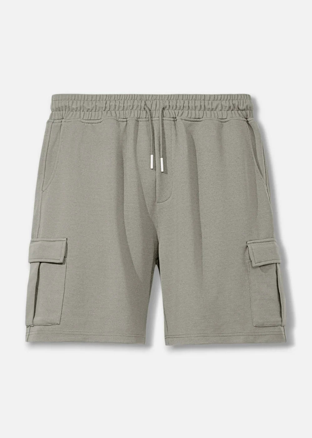 Quần Short Thun Ribbing 7 Inch No Style M85 Xám Nhạt - YaMe.vn