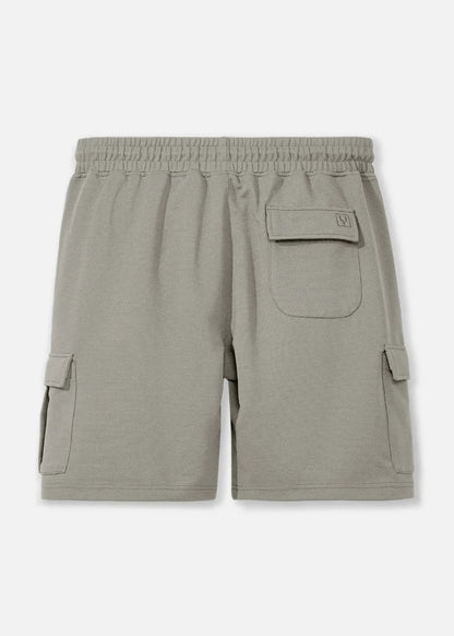 Quần Short Thun Ribbing 7 Inch No Style M85 Xám Nhạt - YaMe.vn