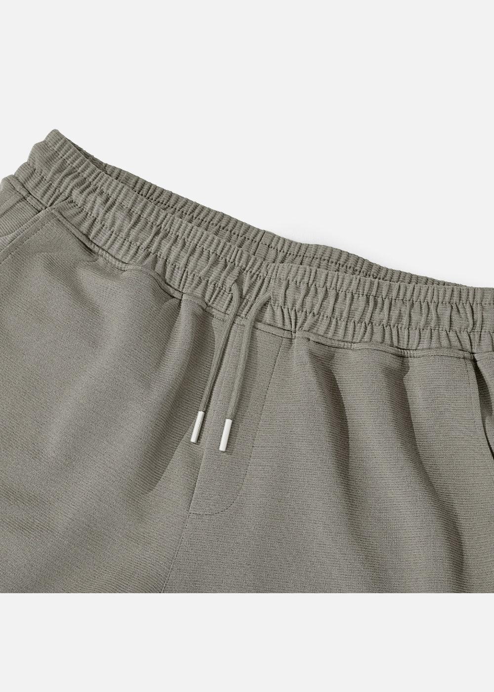 Quần Short Thun Ribbing 7 Inch No Style M85 Xám Nhạt - YaMe.vn