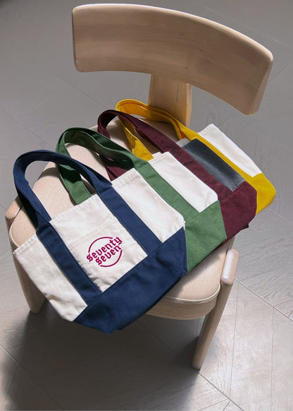 Túi Tote Canvas Nhỏ Gọn #Y2010 01 Kem Rêu