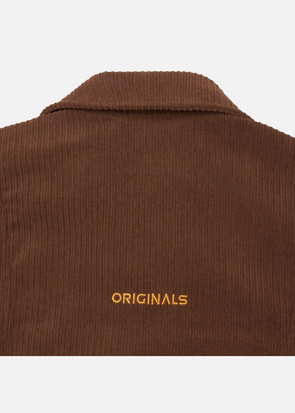 Áo Khoác Harrington Nhung Corduroy No Style M66 Nâu
