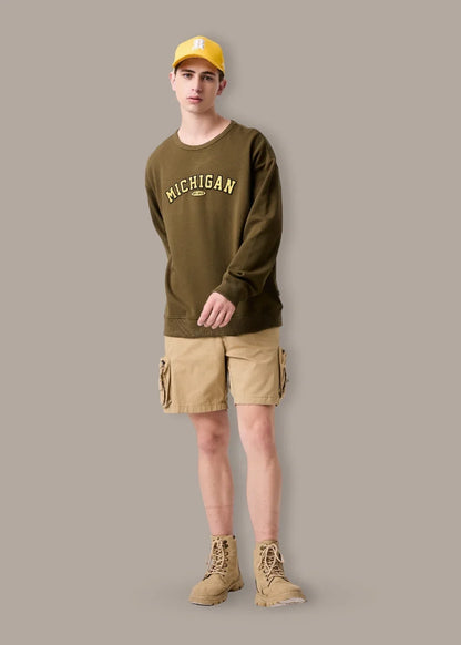 Quần Short Cargo 7 Inch Kaki Bền No Style M95 Nâu - YaMe.vn